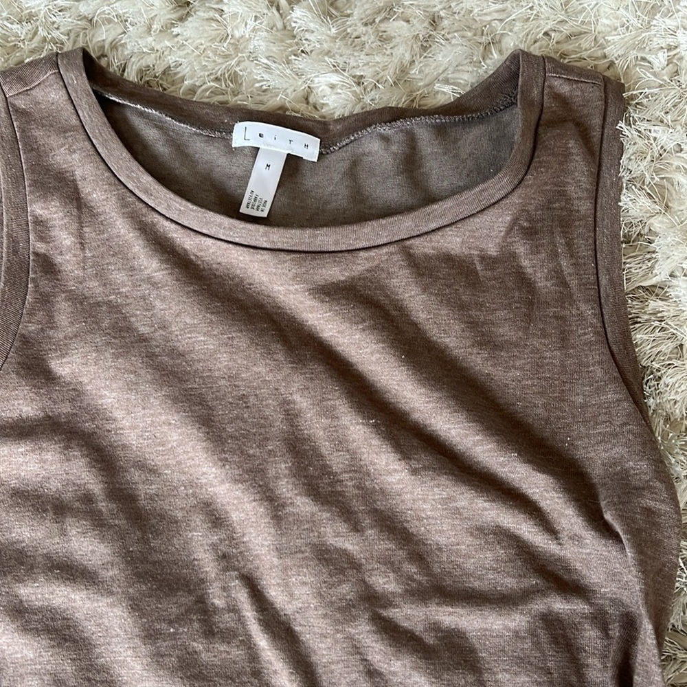 Leith Ruched Body-Con Tank Dress - Picture 3 of 5